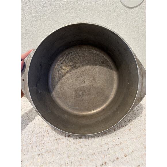 Vintage CLUB Yellow Gold Cast Aluminum 7 Quart Dutch Oven Stock Pot With Lid - Picture 5 of 7